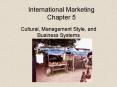 International Marketing Chapter 5 PowerPoint PPT Presentation