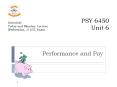 PSY 6450 Unit 6 PowerPoint PPT Presentation