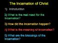 The Incarnation of Christ PowerPoint PPT Presentation
