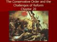 The Conservative Order and the Challenges of Reform Chapter 20 PowerPoint PPT Presentation