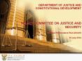 DEPARTMENT OF JUSTICE AND CONSTITUTIONAL DEVELOPMENT   SELECT COMMITTEE ON JUSTICE AND SECURITY  Annual Performance Plan 2014/15 16 July 2014 PowerPoint PPT Presentation