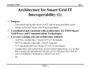 Architecture for Smart Grid IT Interoperability (1)