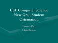 USF Computer Science New Grad Student Orientation PowerPoint PPT Presentation