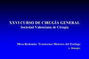XXVI CURSO DE CIRUG