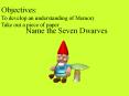 Name the Seven Dwarves PowerPoint PPT Presentation