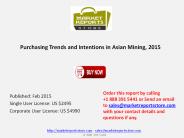 Purchasing Trends and Intensions for Asian Mining 2015