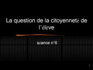 La question de la citoyennet