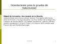 Orientaciones para la prueba de Selectividad PowerPoint PPT Presentation