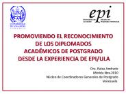 PROMOVIENDO EL RECONOCIMIENTO