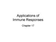 Applications of Immune Responses
