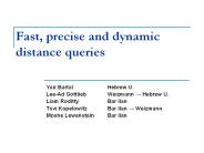Fast, precise and dynamic distance queries