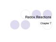 Redox Reactions PowerPoint PPT Presentation