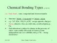 Chemical Bonding Types p.318-319 PowerPoint PPT Presentation