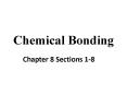 Chemical Bonding PowerPoint PPT Presentation
