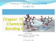 Chapter 10 Chemical Bonding II PowerPoint PPT Presentation