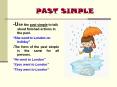 PAST SIMPLE PowerPoint PPT Presentation