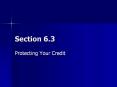 Protecting Your Credit PowerPoint PPT Presentation