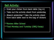 Bell Activity: