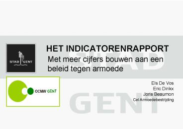 HET INDICATORENRAPPORT