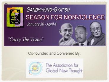 Co-founded and Convened By: