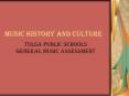 Music History and Culture PowerPoint PPT Presentation