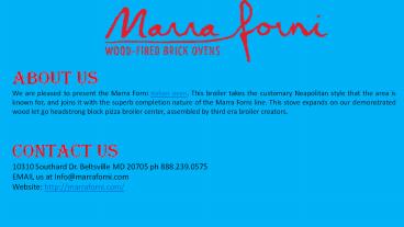 Traditional Rotating Neapolitan Oven