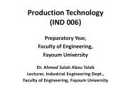 Production Technology (IND 006)