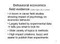 Behavioral%20economics%20field%20evidence%20(Della%20Vigna%20JEL%20in%20press) PowerPoint PPT Presentation