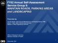 FY02 Annual Self-Assessment  Service Group 8: MAINTAIN ROADS, PARKING AREAS and LANDSCAPING PowerPoint PPT Presentation