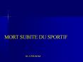 MORT SUBITE DU SPORTIF PowerPoint PPT Presentation