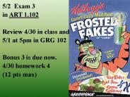 5/2 Exam 3 in ART 1.102