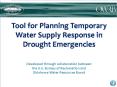 Tool for Planning Temporary Water Supply Response in Drought Emergencies PowerPoint PPT Presentation
