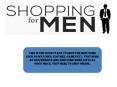 Gift shopping men PowerPoint PPT Presentation