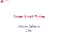 Large Graph Mining PowerPoint PPT Presentation