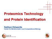 Proteomics%20Technology%20and%20Protein%20Identification