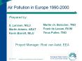 Air Pollution in Europe 1990-2000 PowerPoint PPT Presentation