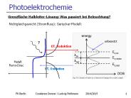 Photoelektrochemie