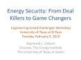 Energy Security: From Deal Killers to Game Changers PowerPoint PPT Presentation