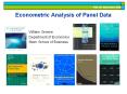 Econometric Analysis of Panel Data PowerPoint PPT Presentation