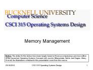 Memory Management