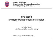 Chapter 8 Memory Management Strategies