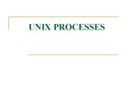 UNIX PROCESSES