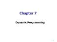 Chap 7 Dynamic Programming PowerPoint PPT Presentation