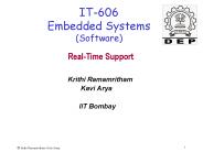 IT-606 Embedded Systems (Software)
