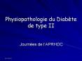 Physiopathologie du Diab PowerPoint PPT Presentation