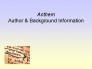 Anthem Author