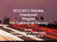 2009 - 2010 Sobriety Checkpoint Mini-Grant Program PowerPoint PPT Presentation