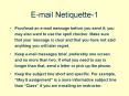E-mail Netiquette-1 PowerPoint PPT Presentation