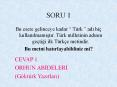 SORU%201 PowerPoint PPT Presentation