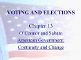 VOTING AND ELECTIONS PowerPoint PPT Presentation